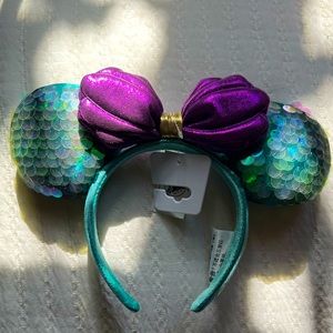 Disney’s Ariel Sequin Minnie Mouse Ear Headband